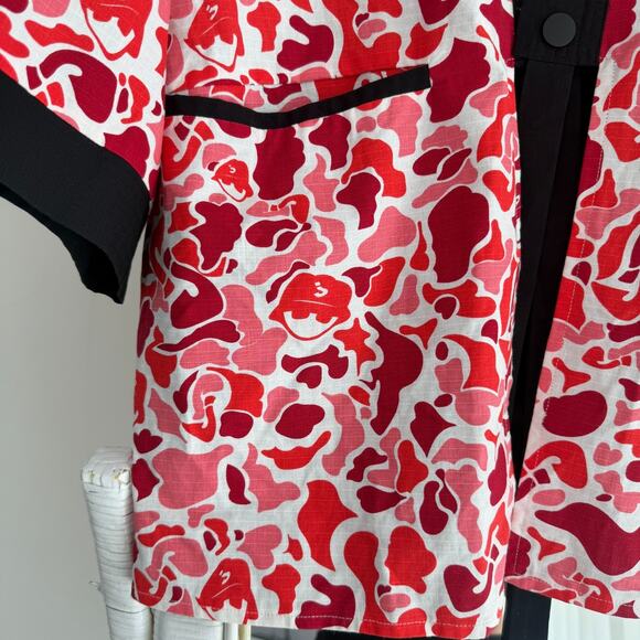 JABBAWOCKEEZ Kimono Jacket 4XL Red Camo JBWKZ Japanese Dance Crew Silent Flute - Picture 4 of 9